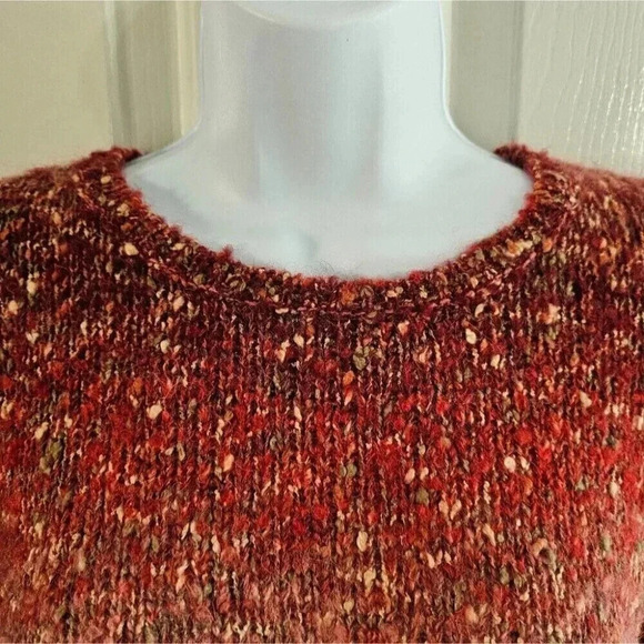 Talbots Petite M Vintage 90s Alpaca Mohair Wool Sweater Fall Cozy Old Money Cozy - Picture 4 of 8